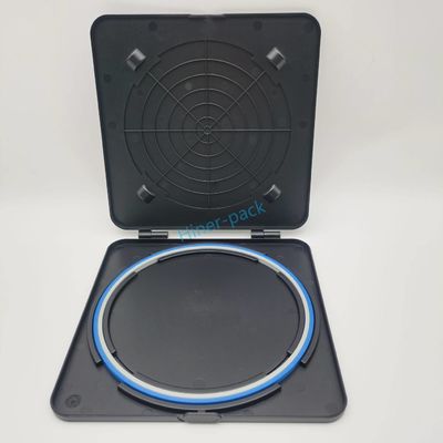 ซื้อ 8 นิ้ว สีดํา Single Horizontal Wafer Shipper Match Hoop แหวนสําหรับ Si Wafer 1PCS online manufacture