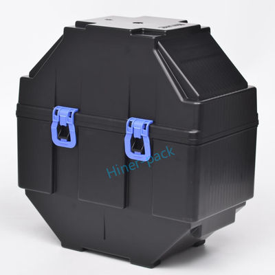 ซื้อ 12 นิ้ว 300 มิลลิเมตร Black Flex Frame Wafer กล่องเก็บของ กล่องบรรทุก Wafer รวมคลุมด้านล่าง Snap Latch online manufacture