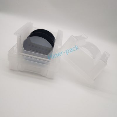 สะอาด PP กระปุกส่งกล่องขนส่งกับ Cassette 4 นิ้ว 100mm ใช้ในกระปุก Fab