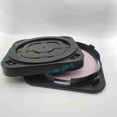 ทิศทาง 12 นิ้ว Wafer Carrier กล่อง Shipper สีดํา ใช้ใน Wafer Fab สอดคล้อง SGS