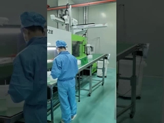 สะอาด PP Fluoroware Wafer กระปุกส่งกล่องพกพากับ Cassette 4 นิ้ว 100mm